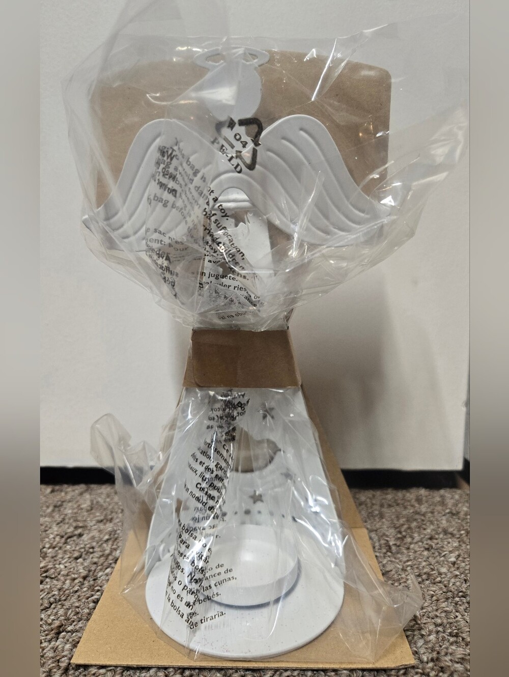 PartyLite White Angel Tealight Holder /Scent Stick Holder- NEW!